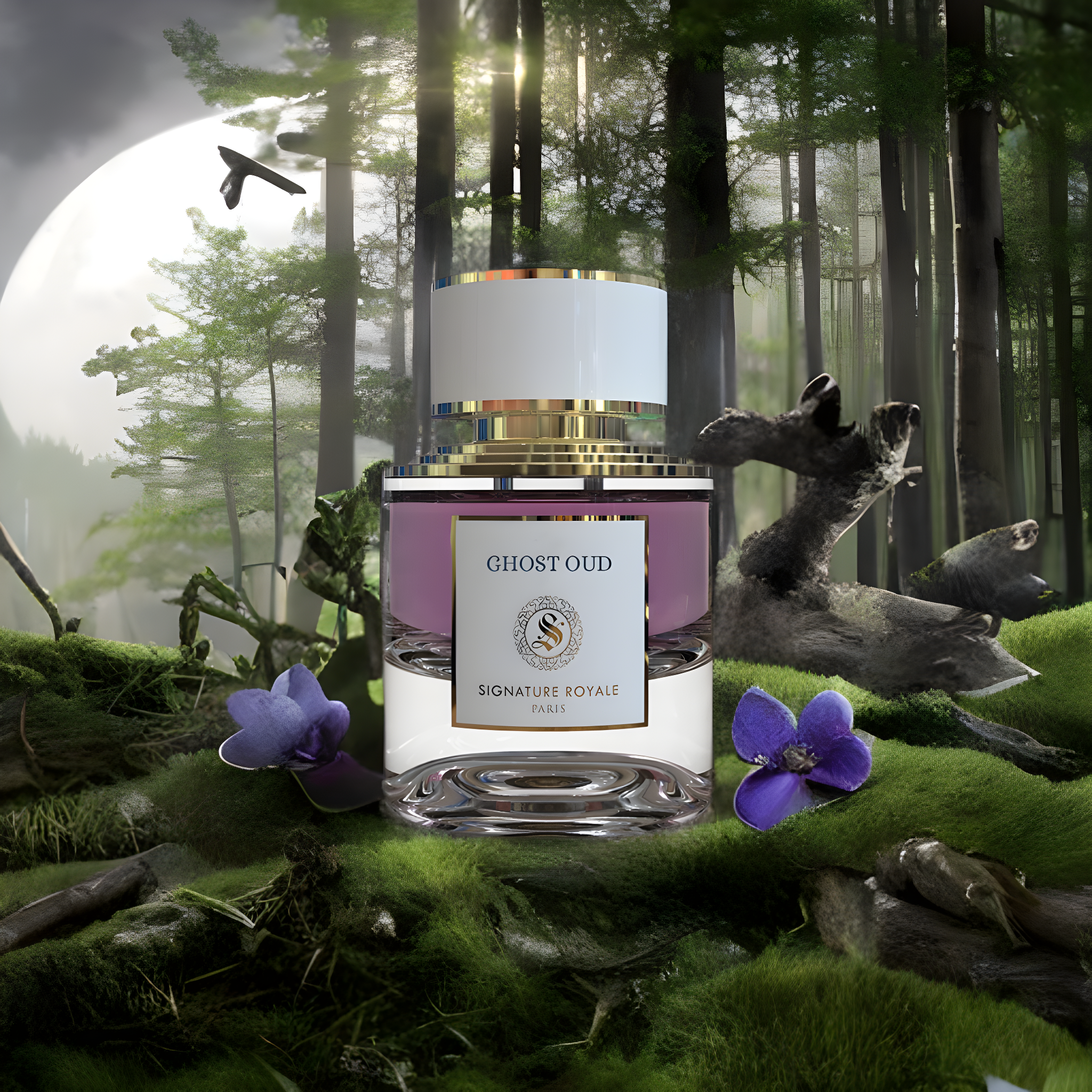 Ghost Oud, parfum oriental intense entre oud fumé, épices et profondeur ambrée