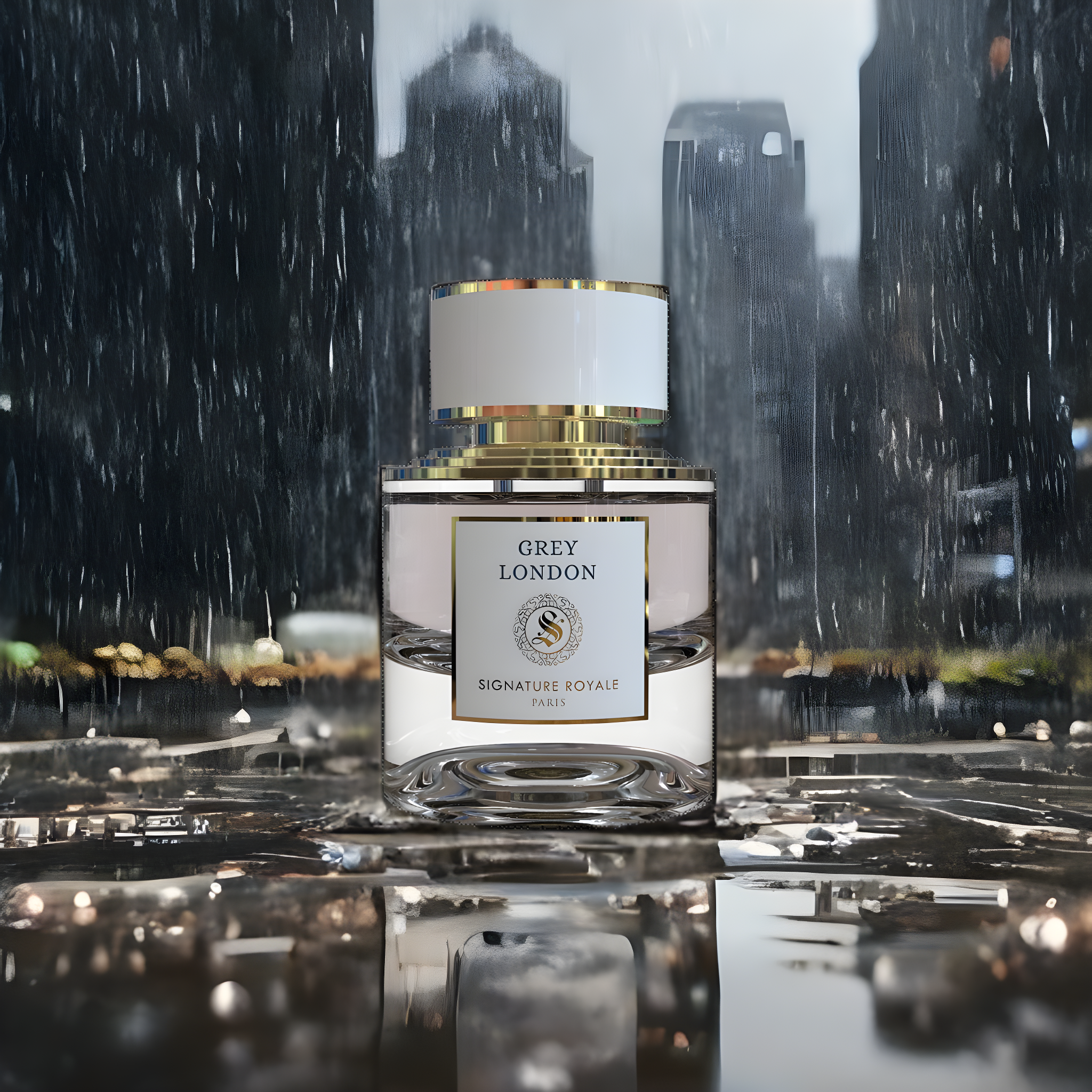 Grey London, parfum boisé ambré Signature Royale au chic urbain