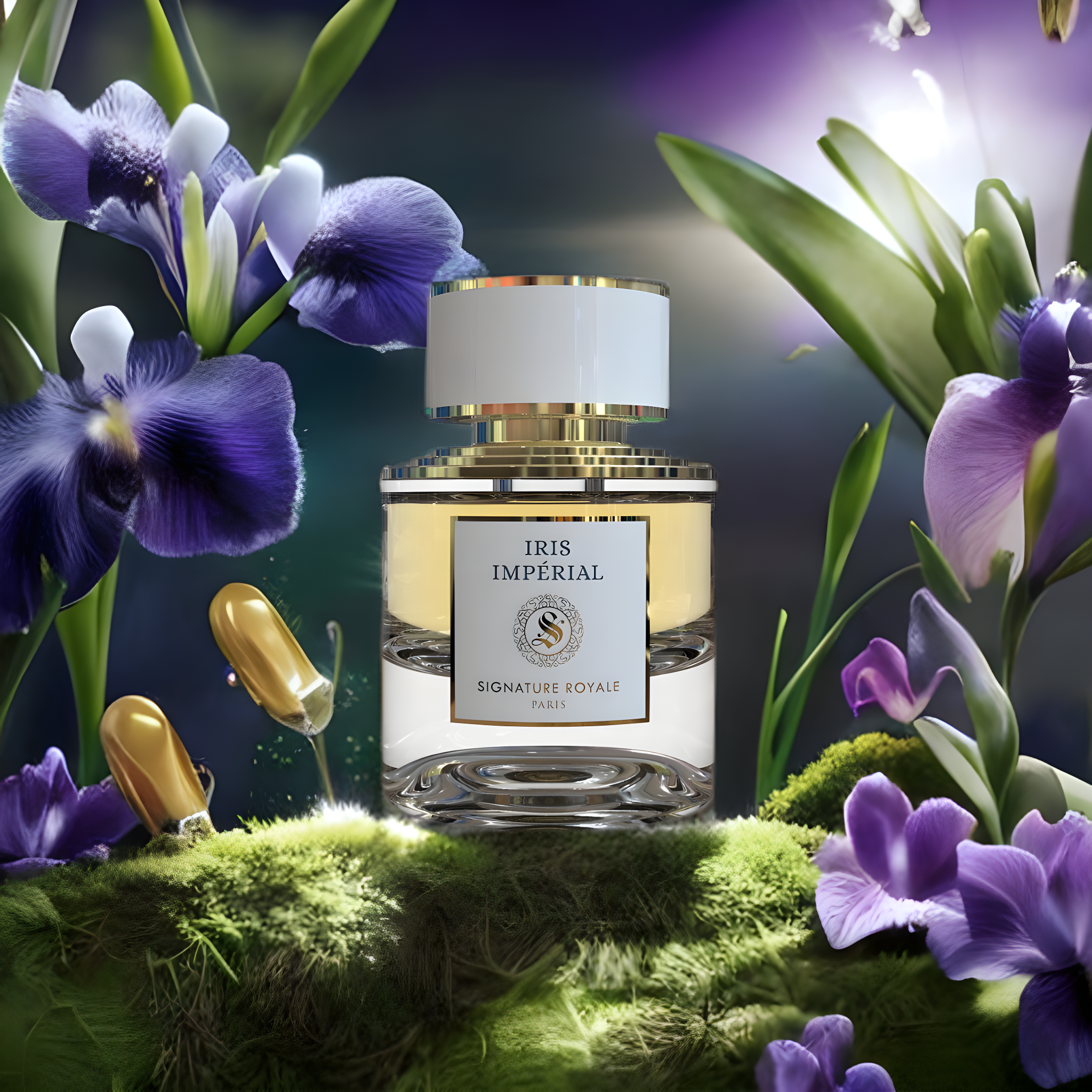Iris Impérial, parfum iris poudré Signature Royale au raffinement velouté