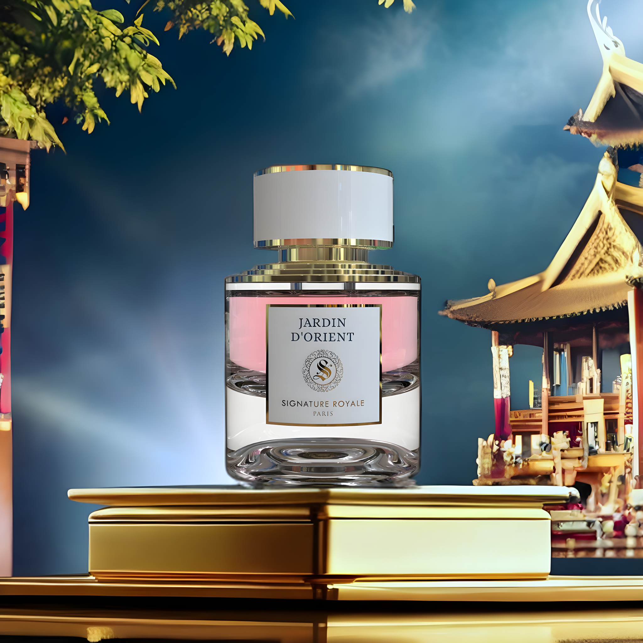 Jardin d'Orient, parfum oriental floral boisé entre douceur poudrée et sensualité