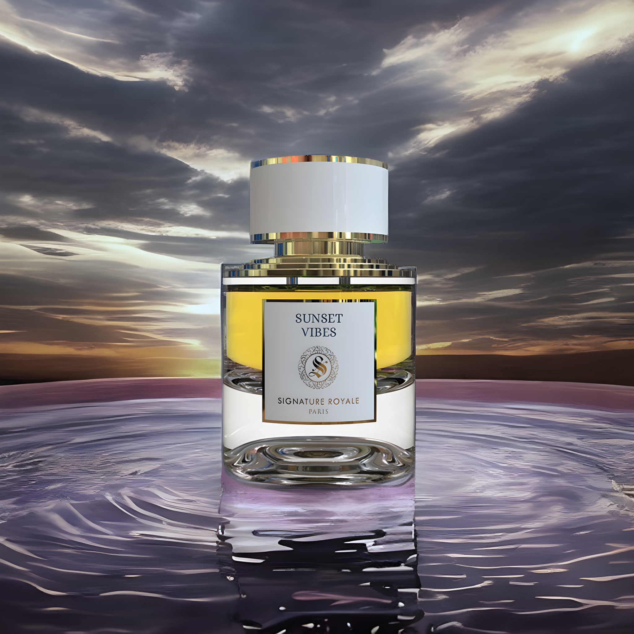Sunset Vibes parfum d’été fruité lumineux Signature Royale