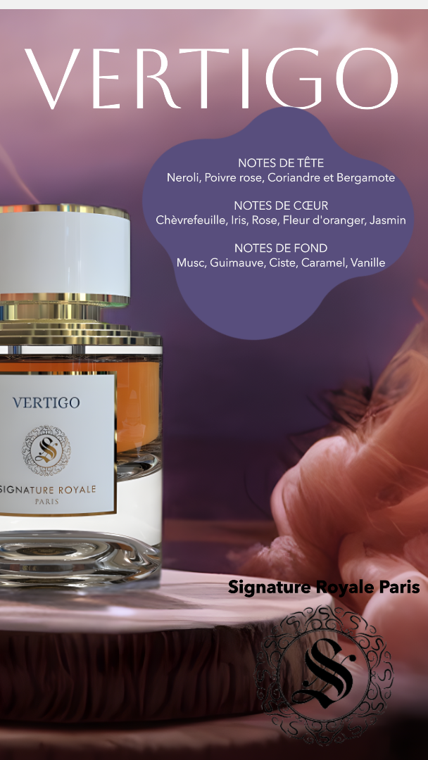 Vertigo, une fragrance Signature Royale audacieuse et envoûtante