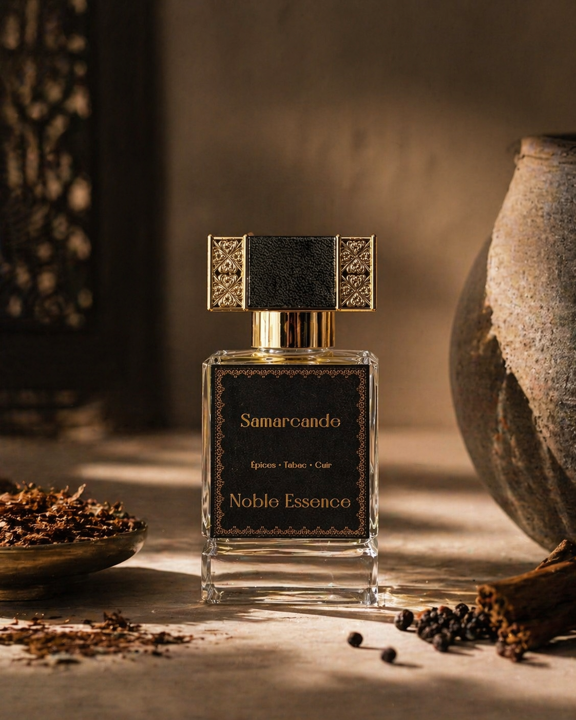 Samarcande Noble Essence – flacon extrait de parfum 50ml tabac cuir épicé