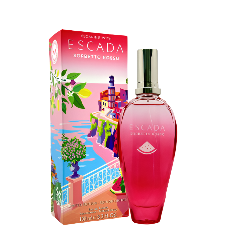 Escada Sorbetto Rosso Eau de Toilette 100 ml - flacon et boîte