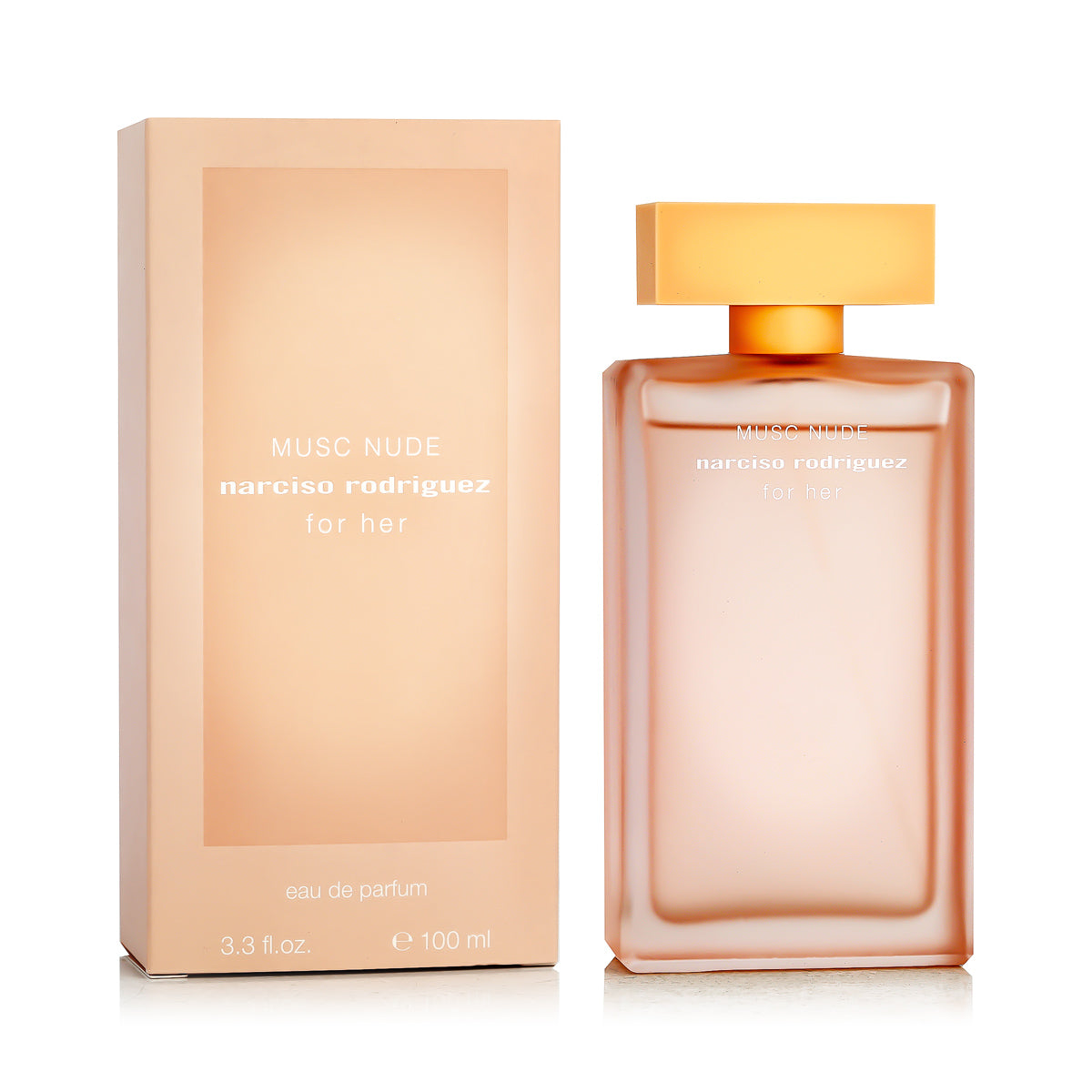 Narciso Rodriguez For Her Musc Nude Eau de Parfum 100 ml - boîte et flacon