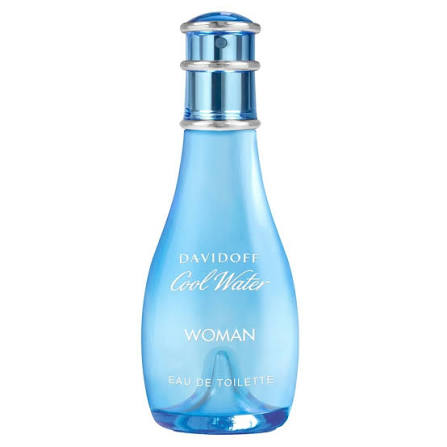 Flacon de Cool Water Woman Davidoff — parfum aquatique pour femme