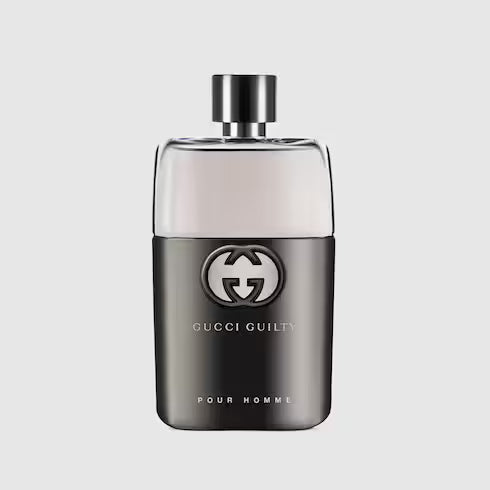 Flacon de Guilty Gucci en testeur, parfum boisé pour homme