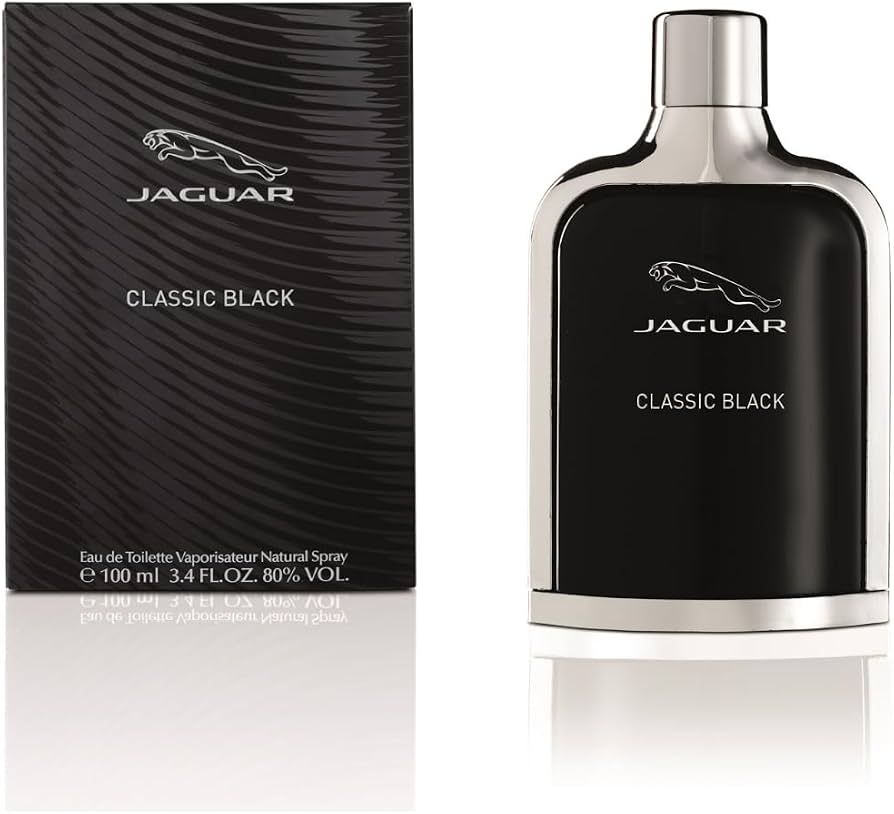 Flacon de Classic Black Jaguar — parfum fruité pour homme