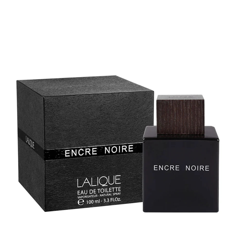 Flacon de Encre Noire Lalique — parfum boisé pour homme