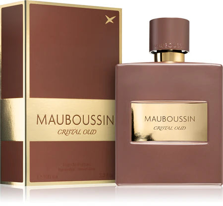 Flacon de Crystal Oud Mauboussin — parfum oriental au oud