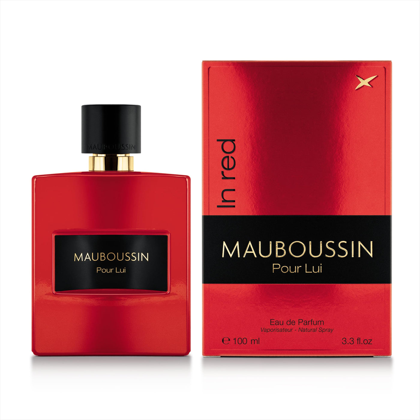 Flacon de Pour Lui Red Mauboussin — parfum oriental épicé