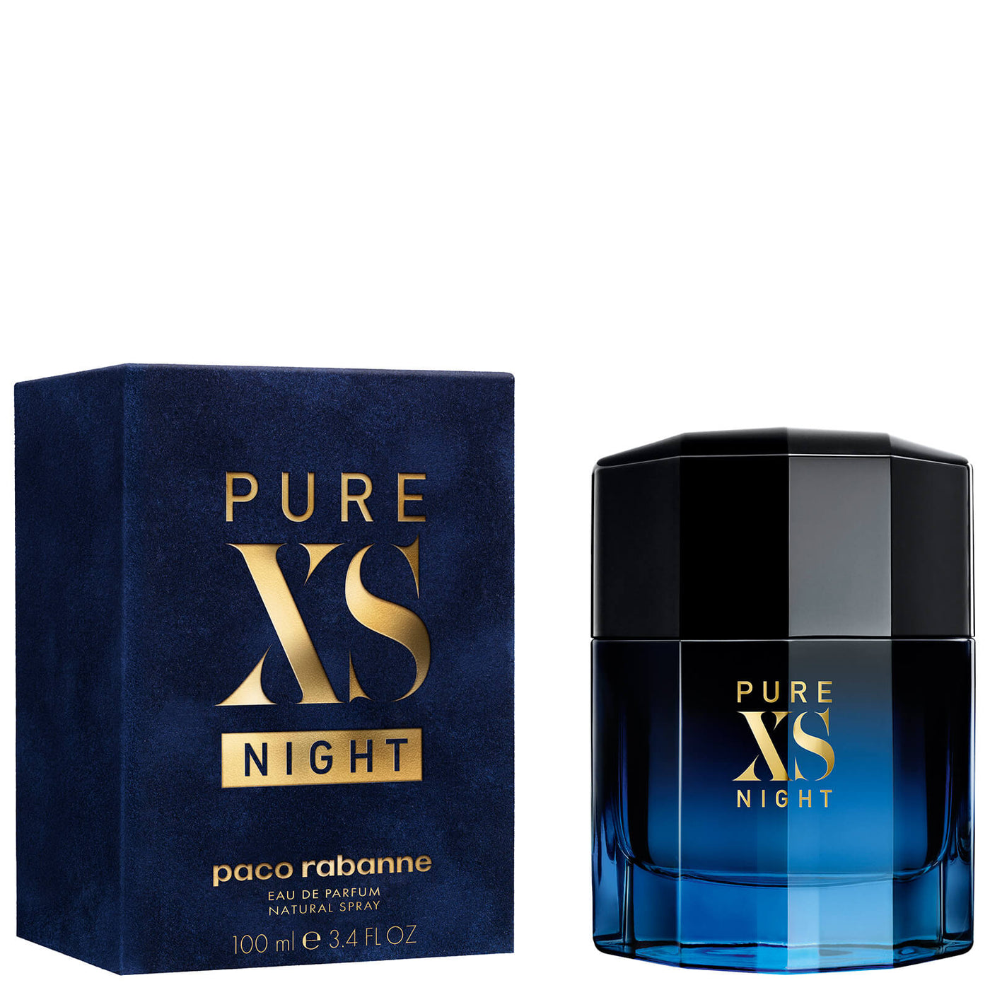 Flacon de Pure XS Night Paco Rabanne — parfum oriental gourmand