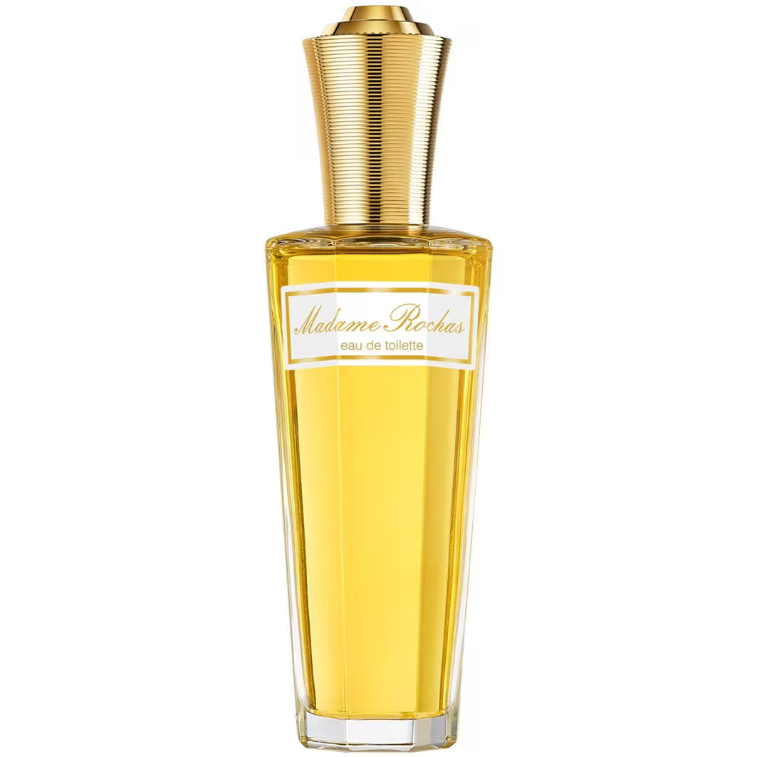Flacon de Madame Rochas — parfum floral aldéhydé pour femme