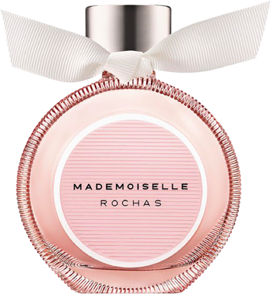 Flacon de Mademoiselle Rochas — parfum floral fruité pour femme