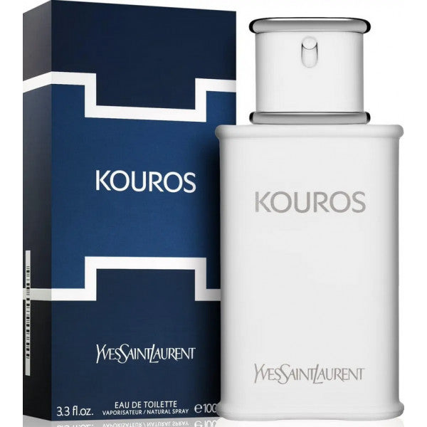 Flacon de Kouros YSL — parfum aromatique pour homme