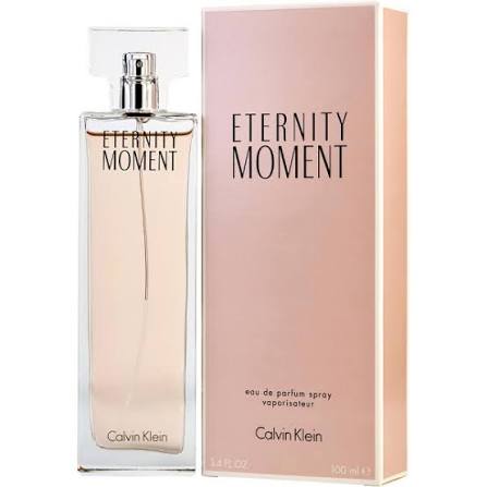 Flacon de Eternity Moment Calvin Klein — parfum floral pour femme