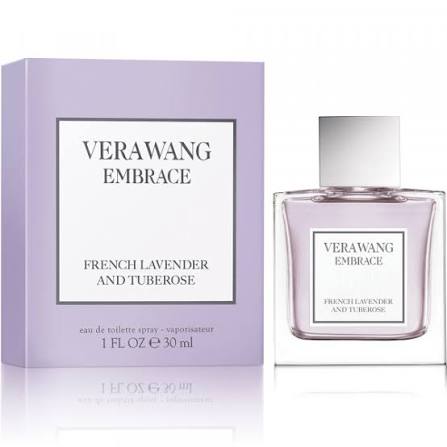 Flacon de Lavender And Tuberose Vera Wang — parfum floral aromatique pour femme