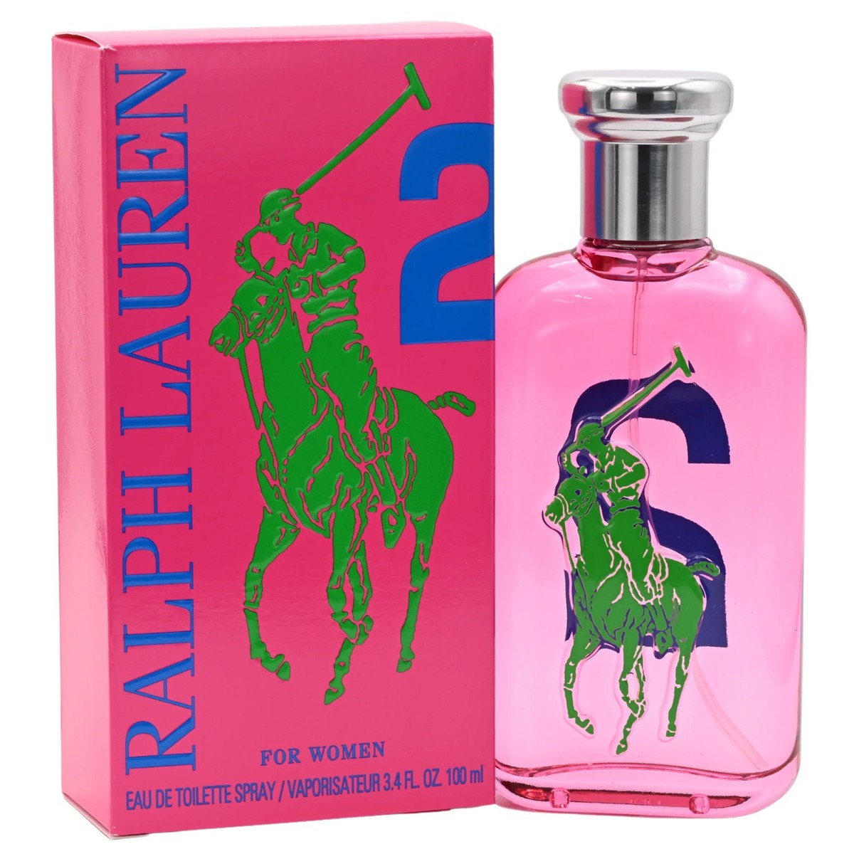 Ralph Lauren Big Pony 2 for Women Eau de Toilette 100 ml - flacon et boîte