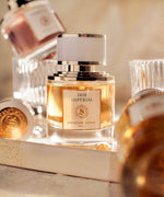 Iris Impérial Signature Royale – visuel parfum raffiné autour de l’iris