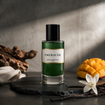 Émeraude Sapos Parfums – visuel parfum fruité mangue ananas et vanille