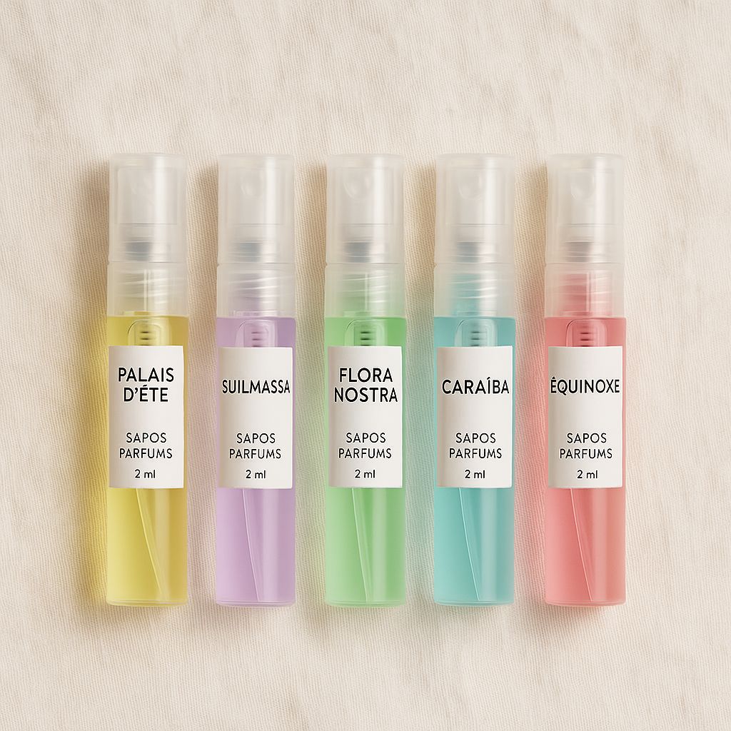Echantillons de Parfums découverte kit sapos parfums l'Artisanat 