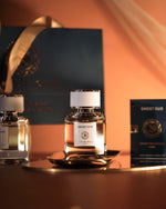 Ghost Oud Signature Royale – flacon de parfum oriental en mise en scène luxueuse