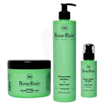 RoseBaie Paris routine Kératine x Aloe Vera trio shampooing 500 ml masque 500 ml sérum 100 ml