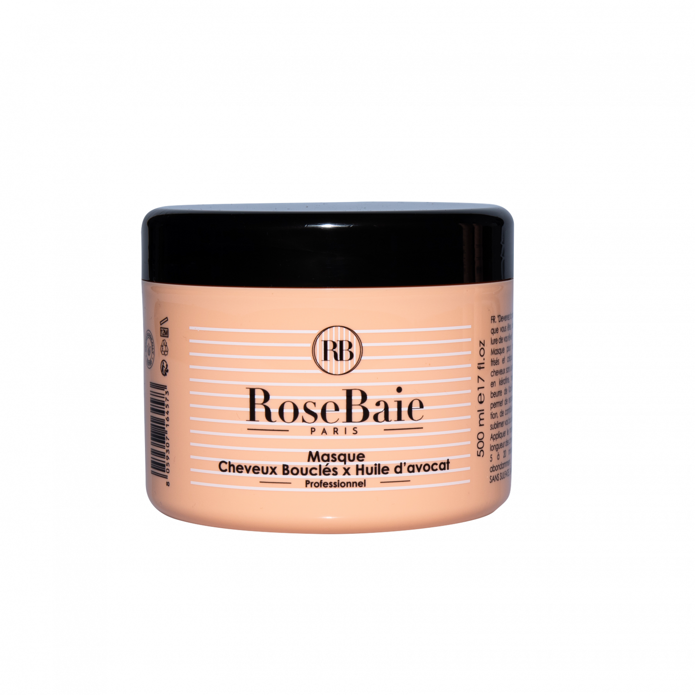 Masque RoseBaie Cheveux Bouclés x Huile d’Avocat 500 ml