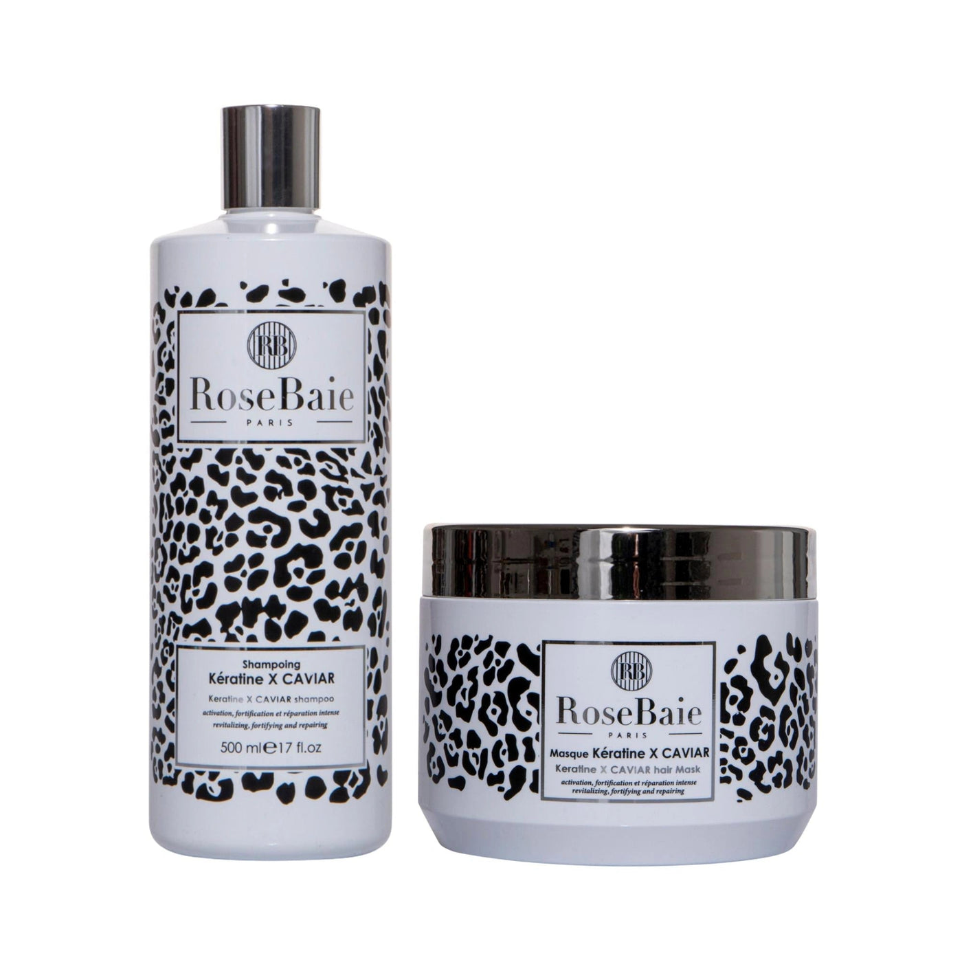 RoseBaie Paris Kératine x Caviar duo édition limitée shampooing 500 ml et masque 500 ml
